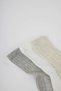 Baby Girl Anti-Slip Sole 3-Piece Cotton Long Socks D2509A5Ns - 5