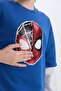 Marvel Spiderman Oversize Wide Fit Crew Neck Sweatshirt Boys D6813A824Wn - 5