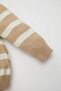 2Li Takım Striped Polo Yaka Triko Kazak Flared Triko Tayt Kız Bebek C8453A524Wn - 4