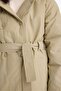 Water Repellent Plush Lined Hooded Belted Raincoat Girls' C5230A824Au - 5