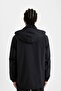Windproof Regular Fit Zippered Hooded Raincoat C6047Ax24Au - 8