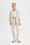 Girl's Standard Fit School Jogger Sweatpants with Elastic Waist and Pockets 25K801T01657 - 2