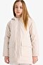 Water Repellent Hooded Zippered Raincoat Girls' C5228A824Au