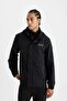 Windproof Regular Fit Zippered Hooded Raincoat C6047Ax24Au - 4