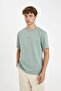 Regular Fit Crew Neck Printed Heavy Fabric Short Sleeve T-Shirt C6139Ax24Au - 4