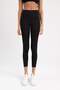 Black Recovery High Waist Shaping Flexible Sports Leggings Z0817Az24Au - 7