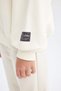 Girls Nba Los Angeles Lakers Oversize Wide Fit Crew Neck Sweatshirt C9506A824Au - 6