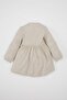 Baby Girl Crew Neck Ribbed Camisole Long Sleeve Basic Plain Dress A7522A524Au - 4