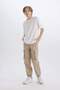 Boy's Cargo Pocketed Waist Lace-Up Elastic Leg Jogger Leg Gabardine Trousers C6623A824Au - 3