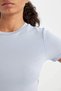 Crop Crew Neck Sportsman Short Sleeve T-Shirt D2200Ax24Au - 5