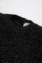 Baby Girl Black Crew Neck Knitted Patterned Sweater - 2