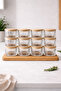 Queen - 12-Piece Bamboo Vacuum Lid Glass Breakfast Snack Bowls 260 ml - 2