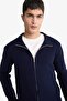 Standard Fit Normal Cut Stand Collar Zippered Knitwear Cardigan C8158Ax24Au - 4