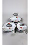 32 Cm-36 Cm-40 cm 3-Piece Enamel Basin Whisk and Mixing Bowl, Dough Basin, Fruit Bowl, Dowry, Gift, - 5
