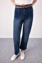100% Cotton Culotte High Waist Short Belted Jean Pants D4325Ax24Au - 4