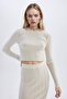 Slim Fit Crew Neck Knitwear Sweater A2057Ax24Au - 3