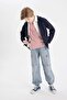 Cargo Pocket Pack Parachute School Jean Trousers with Elastic Waist and Cuffs for Boys C4519A824Au