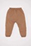 Baby Boy 2-Piece Set Teddy Bear Patterned Knitwear Sweater Elastic Waist Knitwear Bottom C9596A524Au - 2