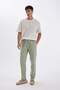 Jogger Pants Cotton Skinny Leg Waist Lace up Elastic Pocket Z6475Az24Au - 2