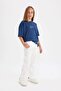 Carrot Fit Havuç Cut Cargo Pocket Sweatpants Girls' D2406A824Au - 2