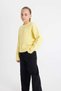 Crew Neck Hair Braided Knitwear Sweater Girls B1556A824Au - 4