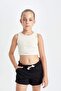 Crew Neck Athlete Girls' T-Shirt C9604A824Hs - 4