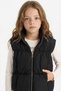 Water Repellent Hooded Inflatable Vest for Girls C4971A824Au - 4