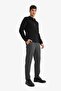 Standard Fit Polo Collar Basic Plain Zippered Knitwear Cardigan D3592Ax24Wn - 2