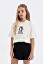 Girls' 2-Piece Set Printed Short-Sleeved T-Shirt Top Shorts Skirt Bottom D4759A824Hs - 3