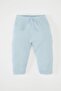 2Li Set Buttoned Waffle Long Sleeve T-Shirt Elastic Waist Sweatpants Baby Boy C8821A524Au - 2