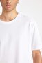 100% Cotton Boxy Fit Crew Neck Basic Plain Short Sleeve T-Shirt D7415Ax24Hs - 5