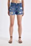 High Waist Cut-Off Hem Jean Shorts C0631Ax24Hs - 4