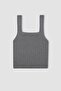 Slim Fit Slim Fit Square Neck Knitwear Undershirt U6412Az24Au - 6