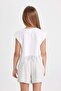 Girl's Crop Short Sleeve T-Shirt D5888A824Sp - 6