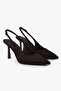 Women's Vina Brown Satin Stiletto - 2