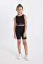 Crew Neck Athlete Girls' Top D2949A824Sm - 2