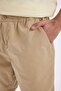 Regular Fit Flexible Banded Hem Gabardine Bermuda Shorts D2899Ax24Hs - 5