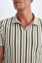 Slim Fit Slim Fit Striped Short Sleeve Polo T-Shirt D4795Ax24Sm - 5