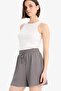 Loose Fit Wrinkled Shorts A6223Ax24Sm - 2