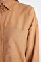 Relax Fit Crinkle Fabric Long Sleeve Hijab Shirt Tunic C6482Ax24Sm - 5