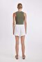 Regular Fit Normal Waist Straight Leg Crinkle Viscose Shorts A3532Ax24Hs - 7