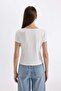 Combed Cotton Basic T-Shirt D4455Ax24Hs - 6