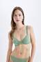 Regular Fit Bikini Top-Fall in Love D2636Ax24Hs