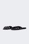 Women's Flat Sole Faux Leather Slippers C3718Ax24Hs