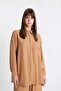 Relax Fit Crinkle Fabric Long Sleeve Hijab Shirt Tunic C6482Ax24Sm - 3