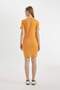 Coool Bodycon Body-Hugging Crew Neck Ribbed Short Sleeve Mini Dress C1503Ax24Sp - 6