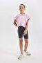 Girl's Printed Short Sleeve T-Shirt Leggings 2 Piece Set D2955A824Hs - 2