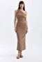 Straight Fit Normal Waist Wrap Midi Skirt D2839Ax24Hs
