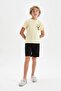 Boys Spongebob Pajamas Set Crew Neck Short Sleeve Top Shorts C2845A824Sm - 2