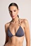 Ayje X Defacto Halter Triangle Bikini Top with Buckle C3244Ax24Hs - 4